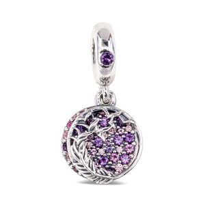 Pandora Pave Feather Dangle Charm